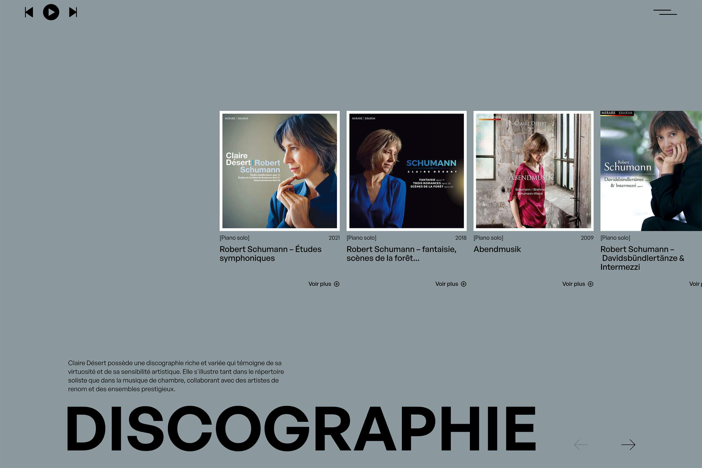 Visualizzazione del sito web