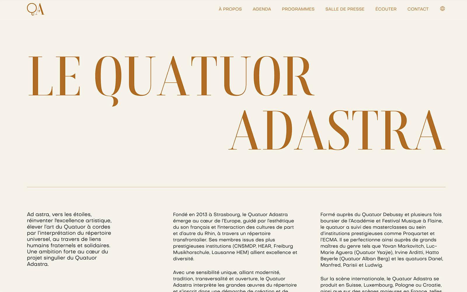 Visualizzazione del sito web